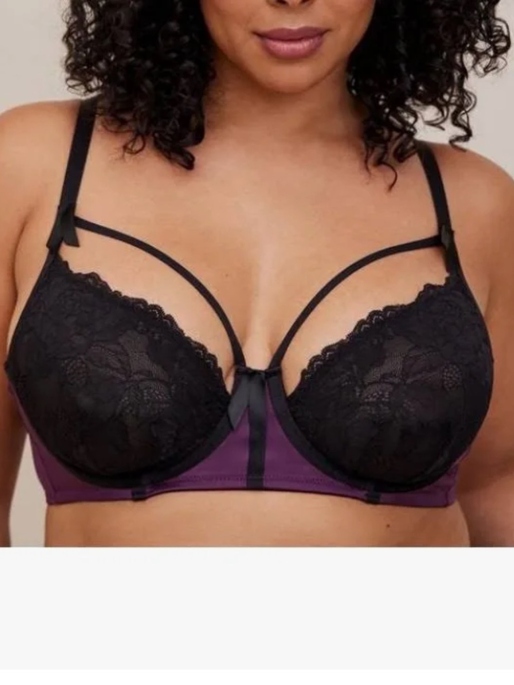 TORRID Satin And Lace Retro Underwire Bra Size 3 NWT